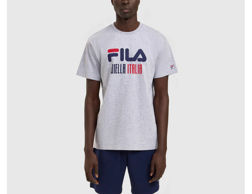 Fila Men's Caleb Tee / T-Shirt / Tshirt - Grey Marle