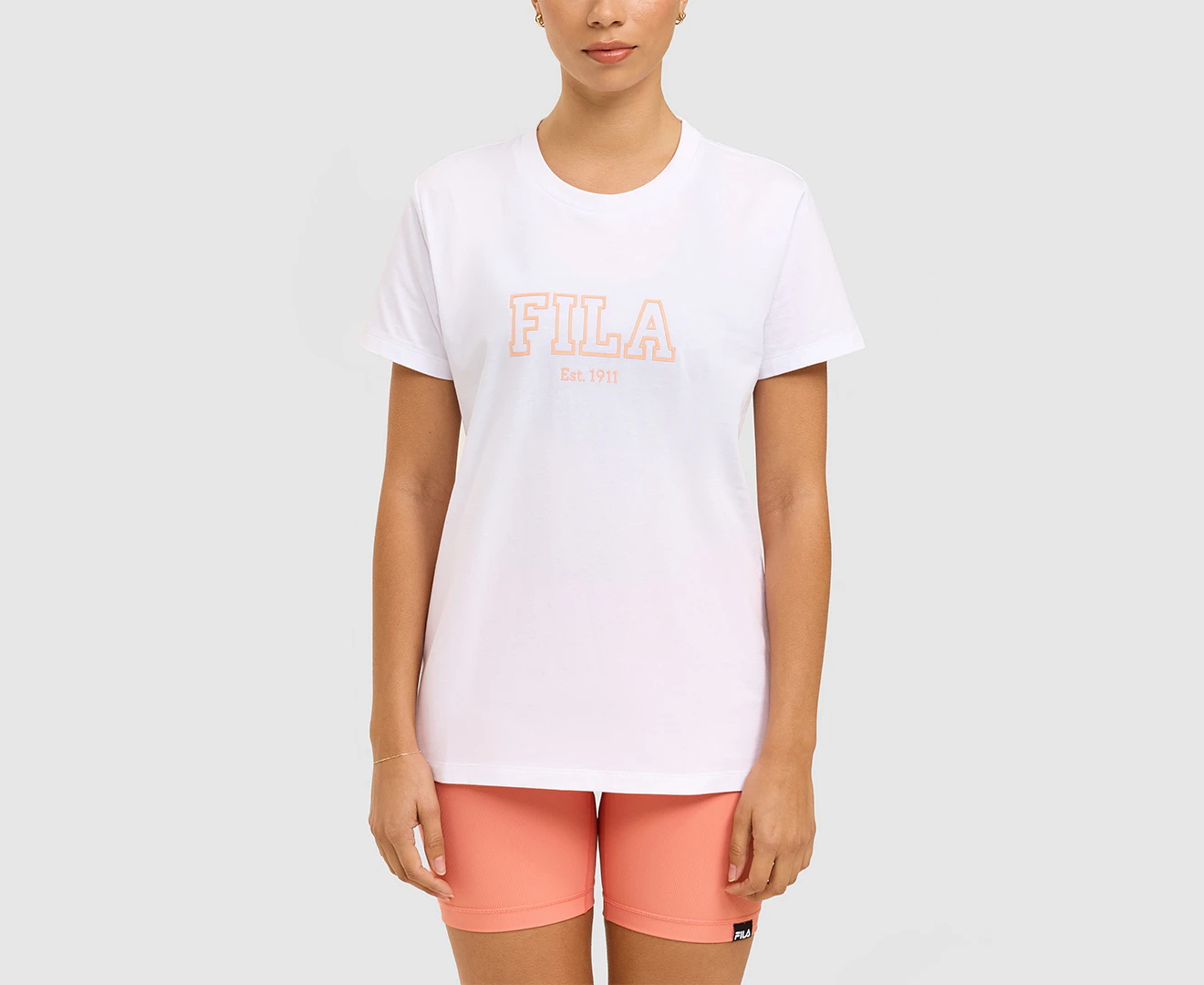 Fila Women's Angie Short Sleeve Tee / T-Shirt / Tshirt - White