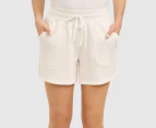 Fila Women's Ella Shorts - Arctic White