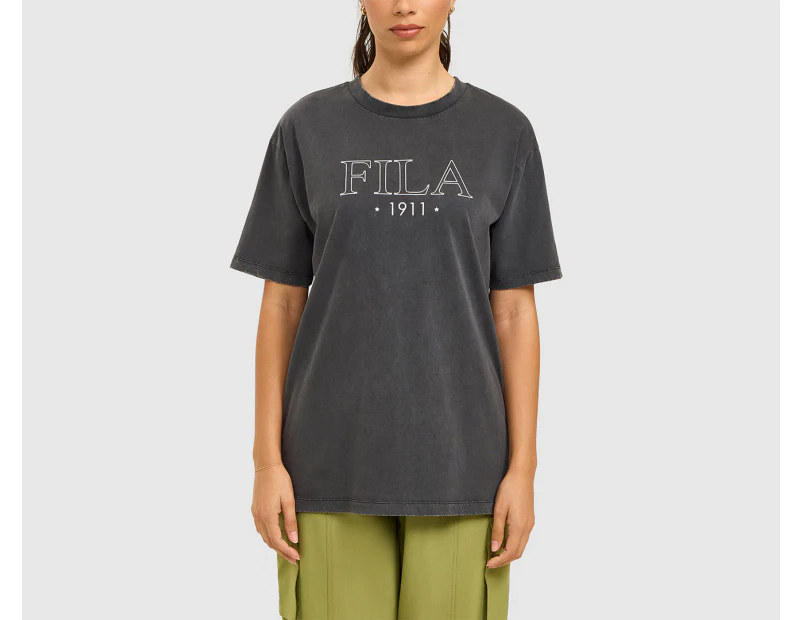 Fila Women's Audrey Boyfriend Tee / T-Shirt / Tshirt - Black