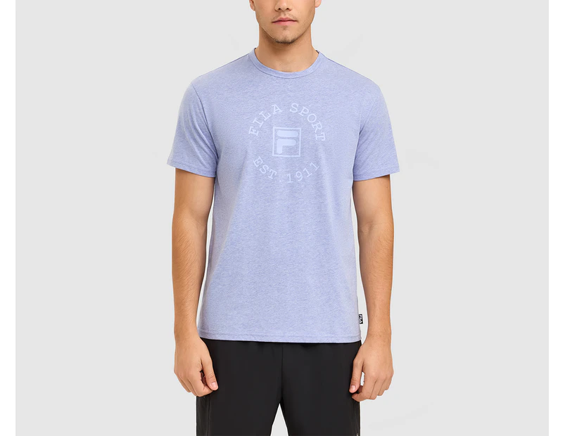 Fila Men's Cooper Tee / T-Shirt / Tshirt - Purple Marle