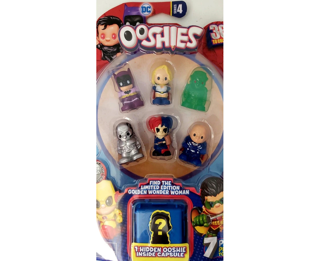 DC Comics Series 4 Ooshies 7 Pack [Pack: 4]