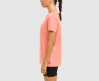 Fila Women's Angie Short Sleeve Tee / T-Shirt / Tshirt - Burnt Coral