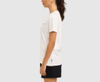 Fila Women's Ella Short Sleeve Tee / T-Shirt / Tshirt - Arctic White