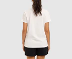 Fila Women's Ella Short Sleeve Tee / T-Shirt / Tshirt - Arctic White