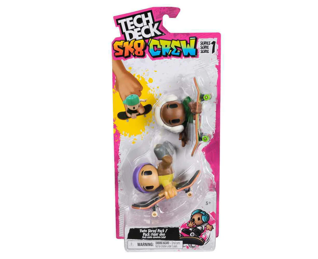 Tech Deck Sk8 Crew Twin Shred Pack Randomly Selected S1