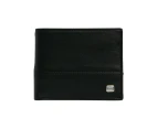 Billabong Slim 2 In 1 Leather Wallet Mens in Black