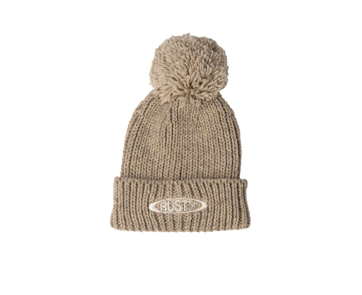 Rusty Eclipse Beanie Womens in Oatmilk