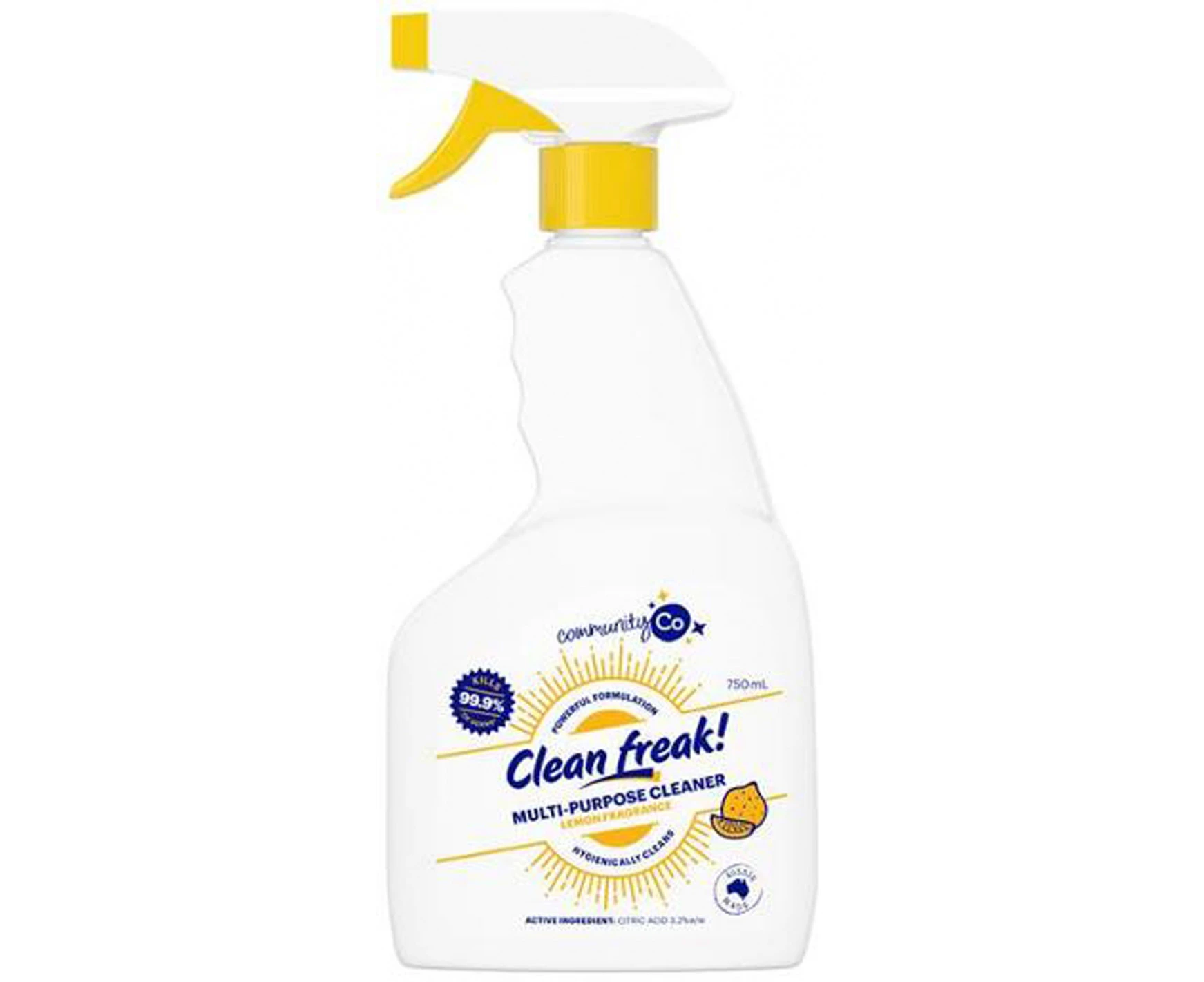 Community Co Clean Freak Multipurpose Cleaning Spray 750ml x 6