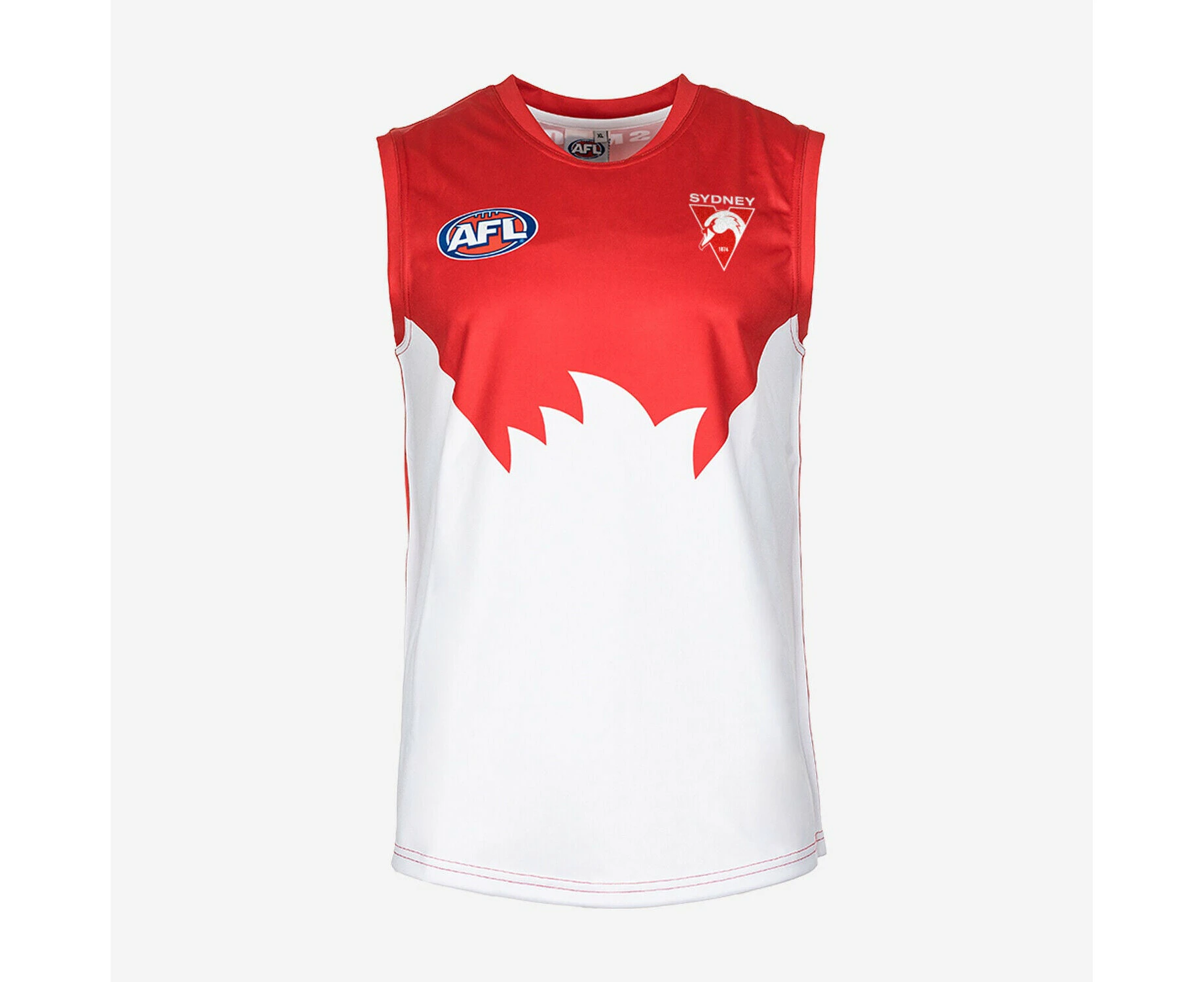 Sydney Swans Adults Guernsey Sizes S to 3XL