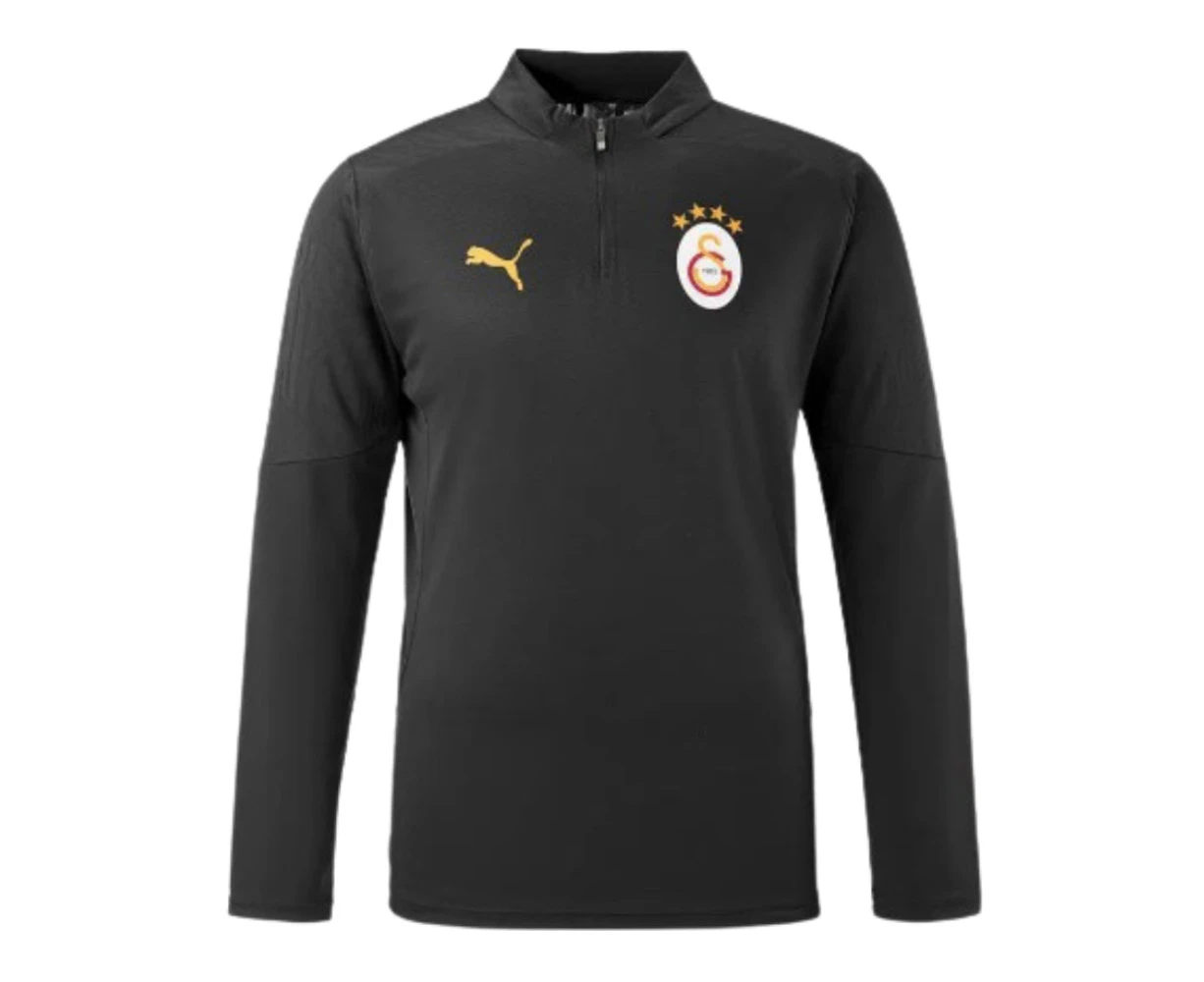 2024-2025 Galatasaray Training 1/4 Zip Top (Black)