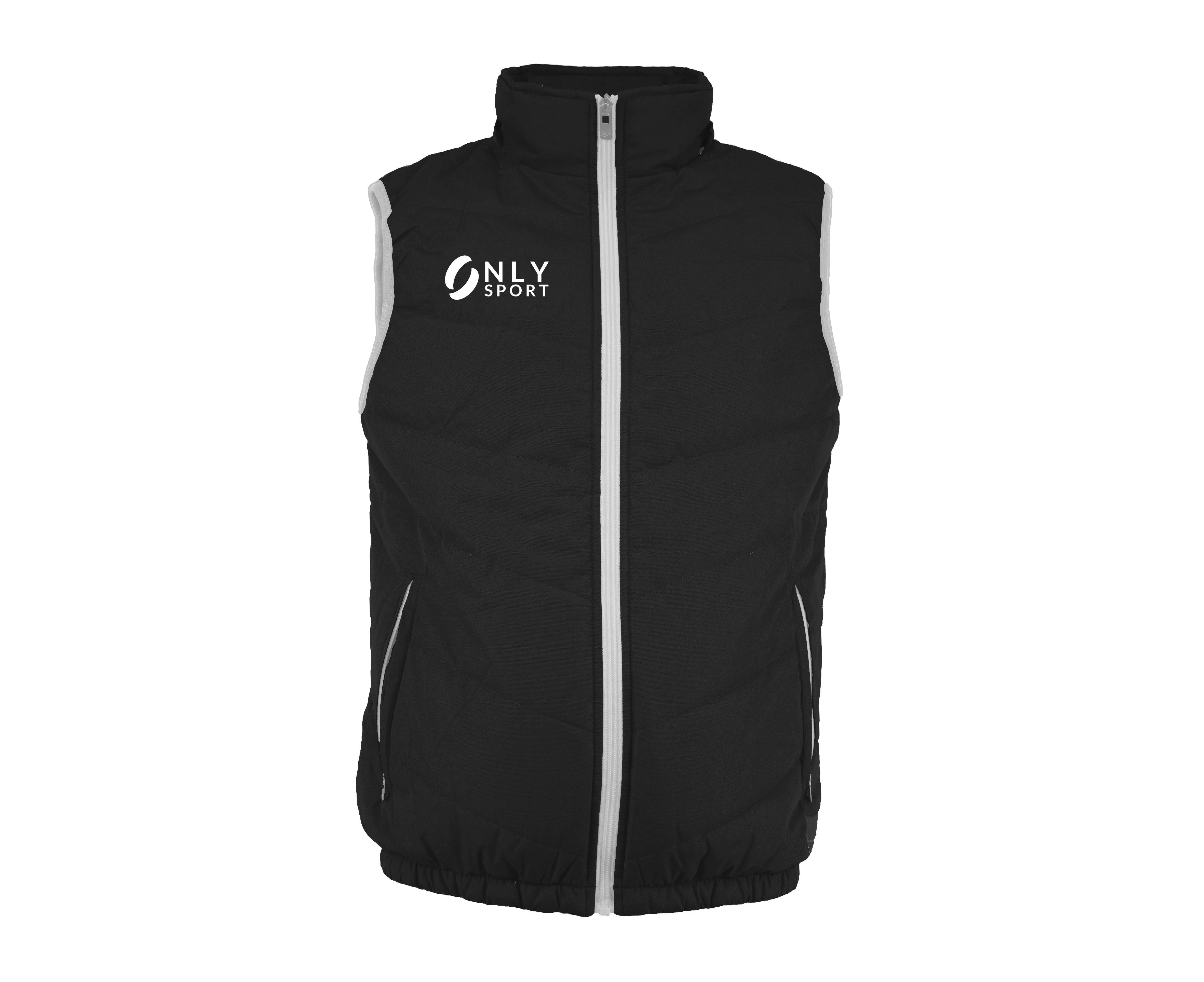 Only Sport Puffer Vest - Black