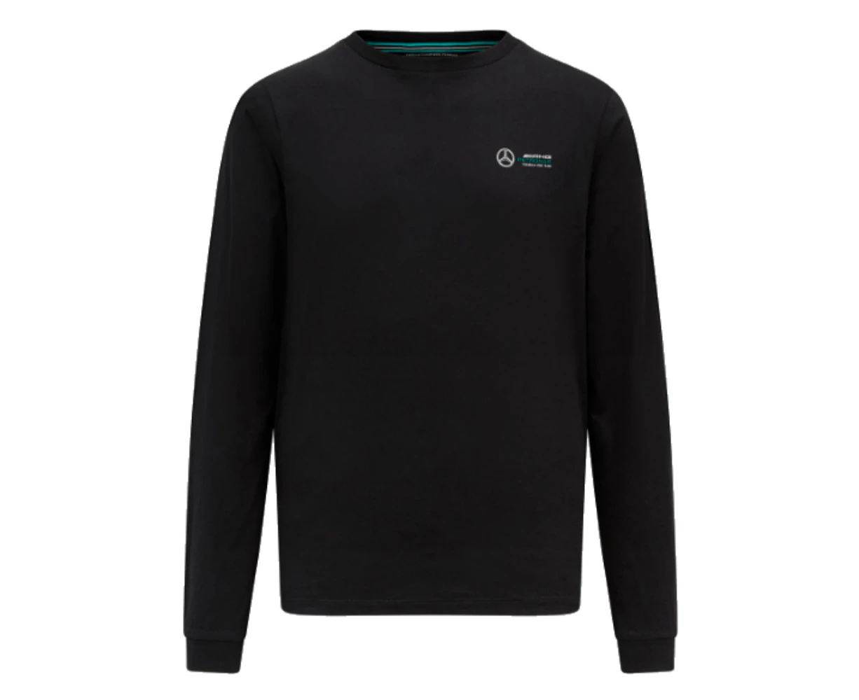 2023 Mercedes Mens Classic Longsleeve Tee (Black)