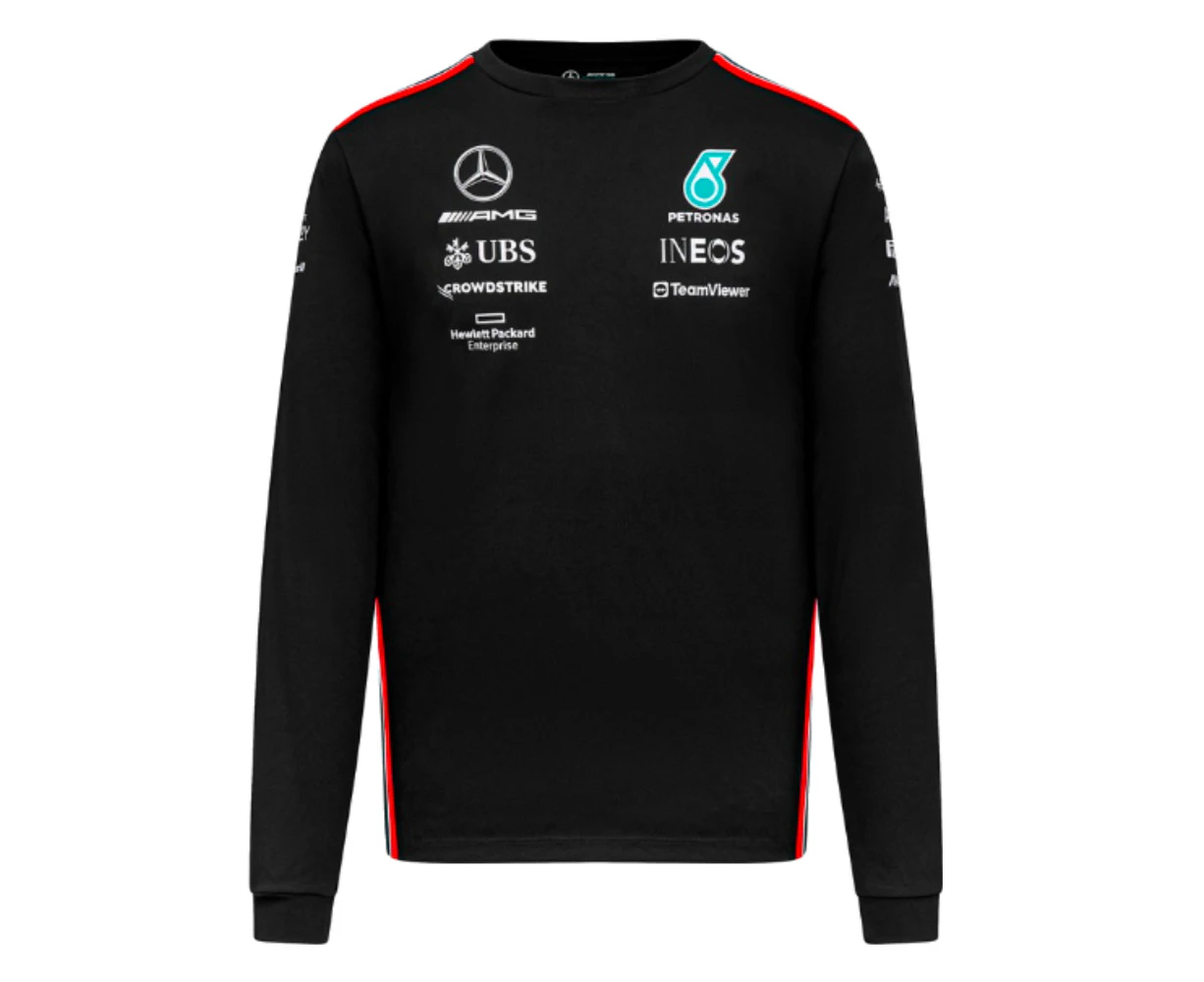 2023 Mercedes-AMG Team Long Sleeve Tee (Black)