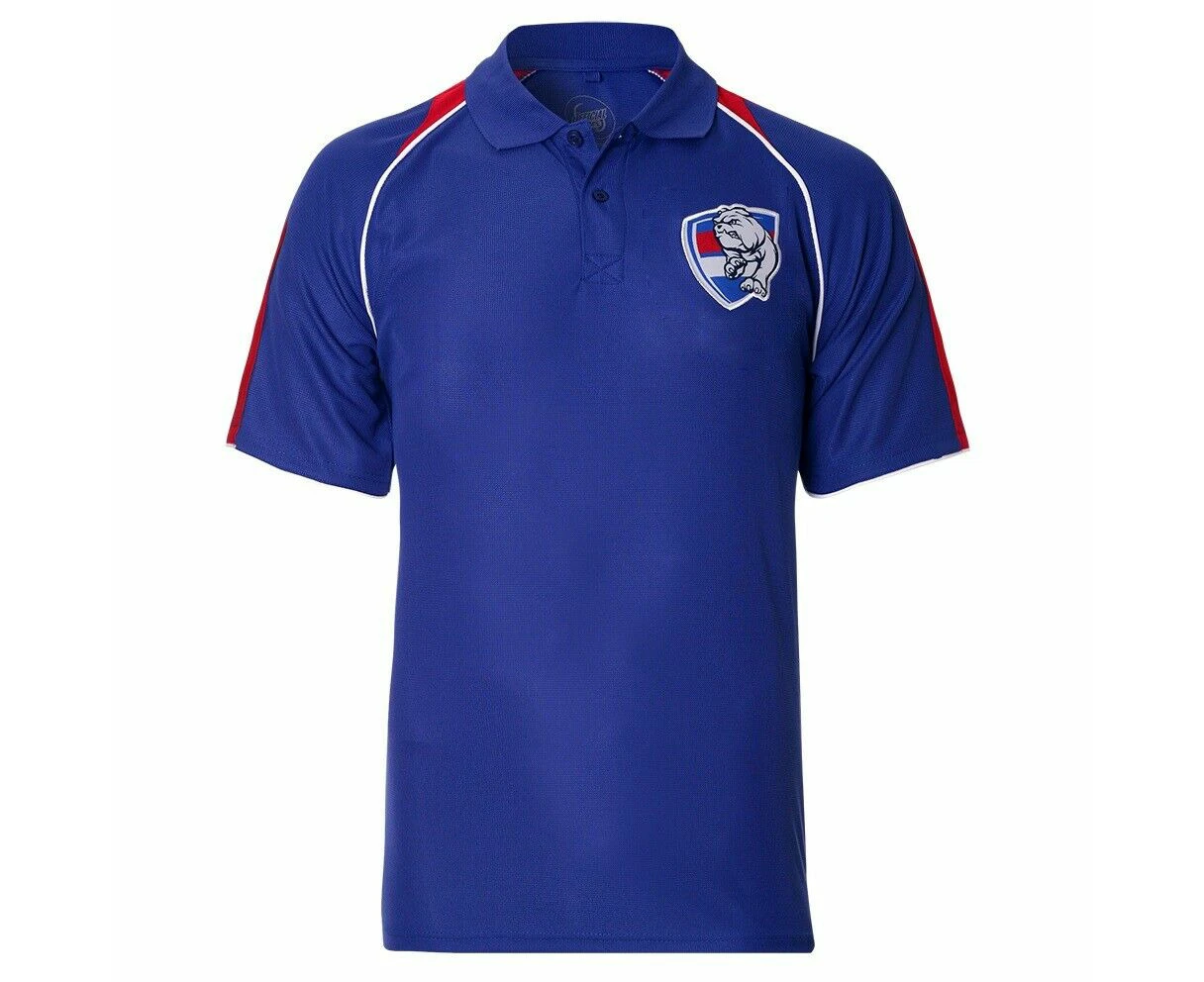 AFL Essentials Polo Tee Shirt - Western Bulldogs - Adult