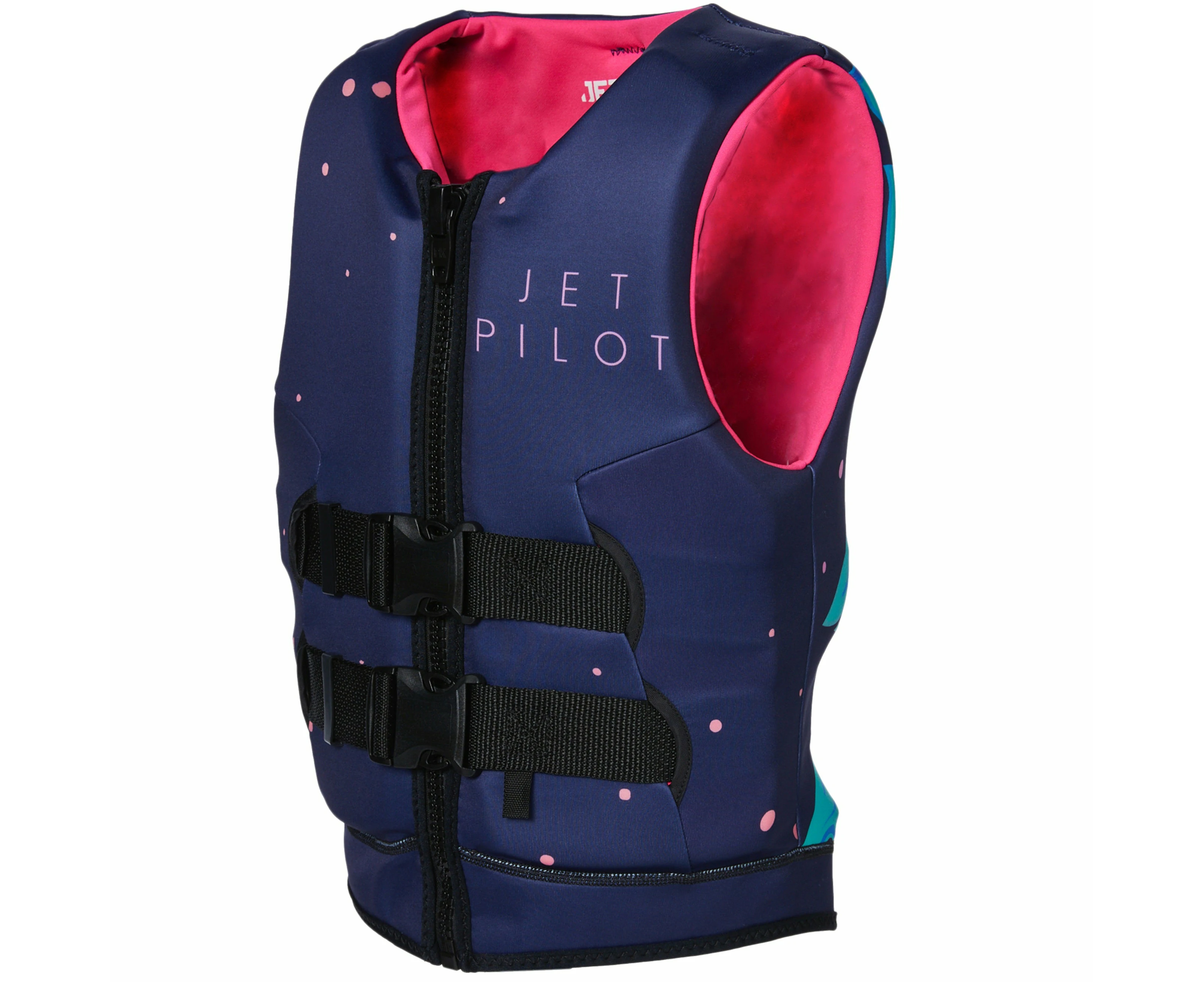 Jetpilot Cause Girls Youth Navy Blue Wings Neo L50s Pfd Life Jacket Vest Sizes 3 14