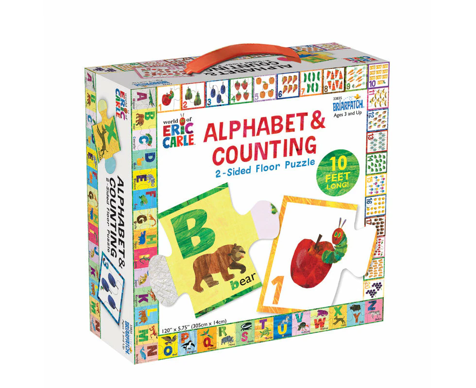 The World Of Eric Carle 2 Sided Alphabet & Counting Puzzle