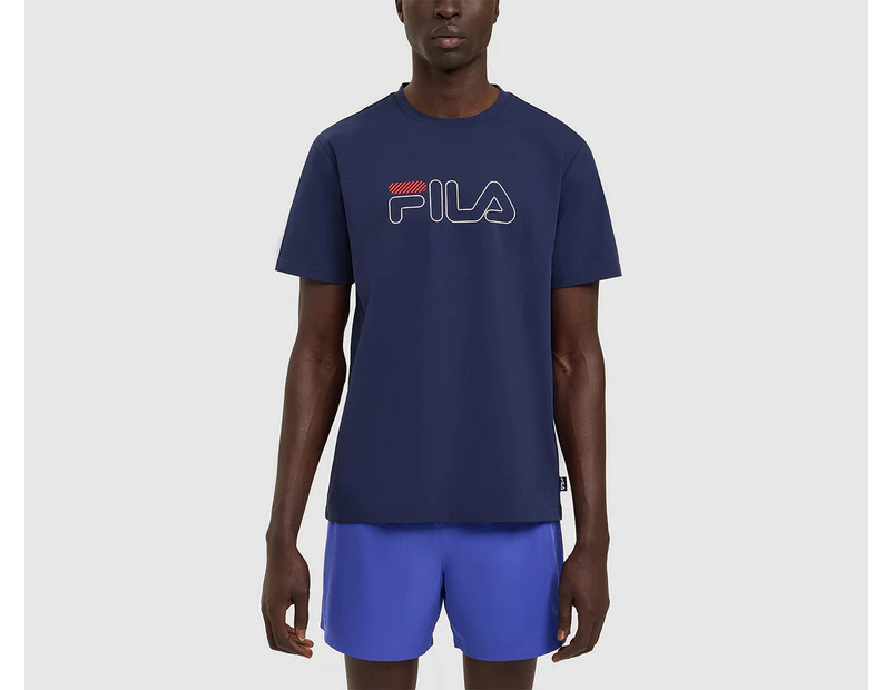 Fila Men's Levi Tee / T-Shirt / Tshirt - New Navy