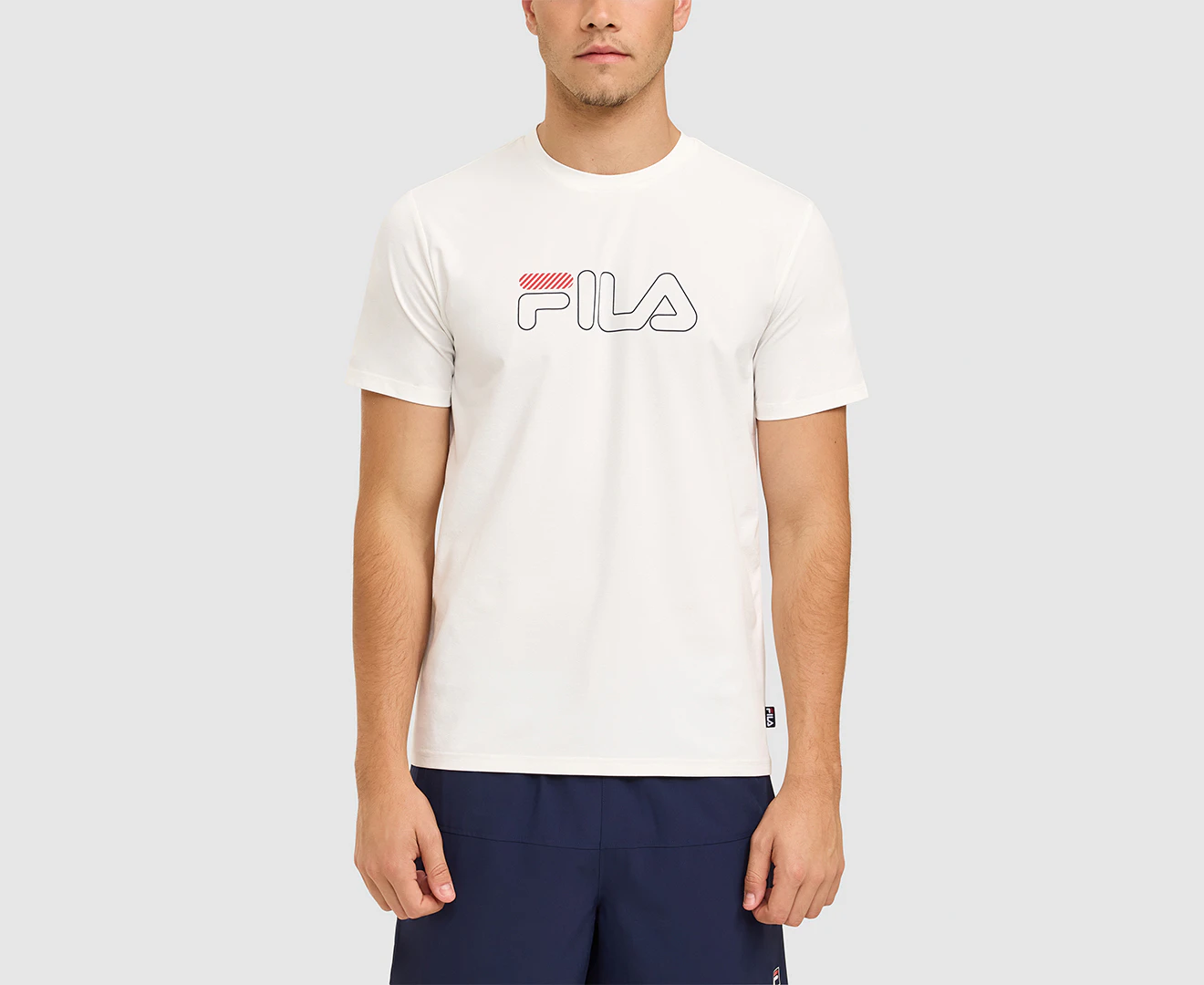 Fila Men's Levi Tee / T-Shirt / Tshirt - White