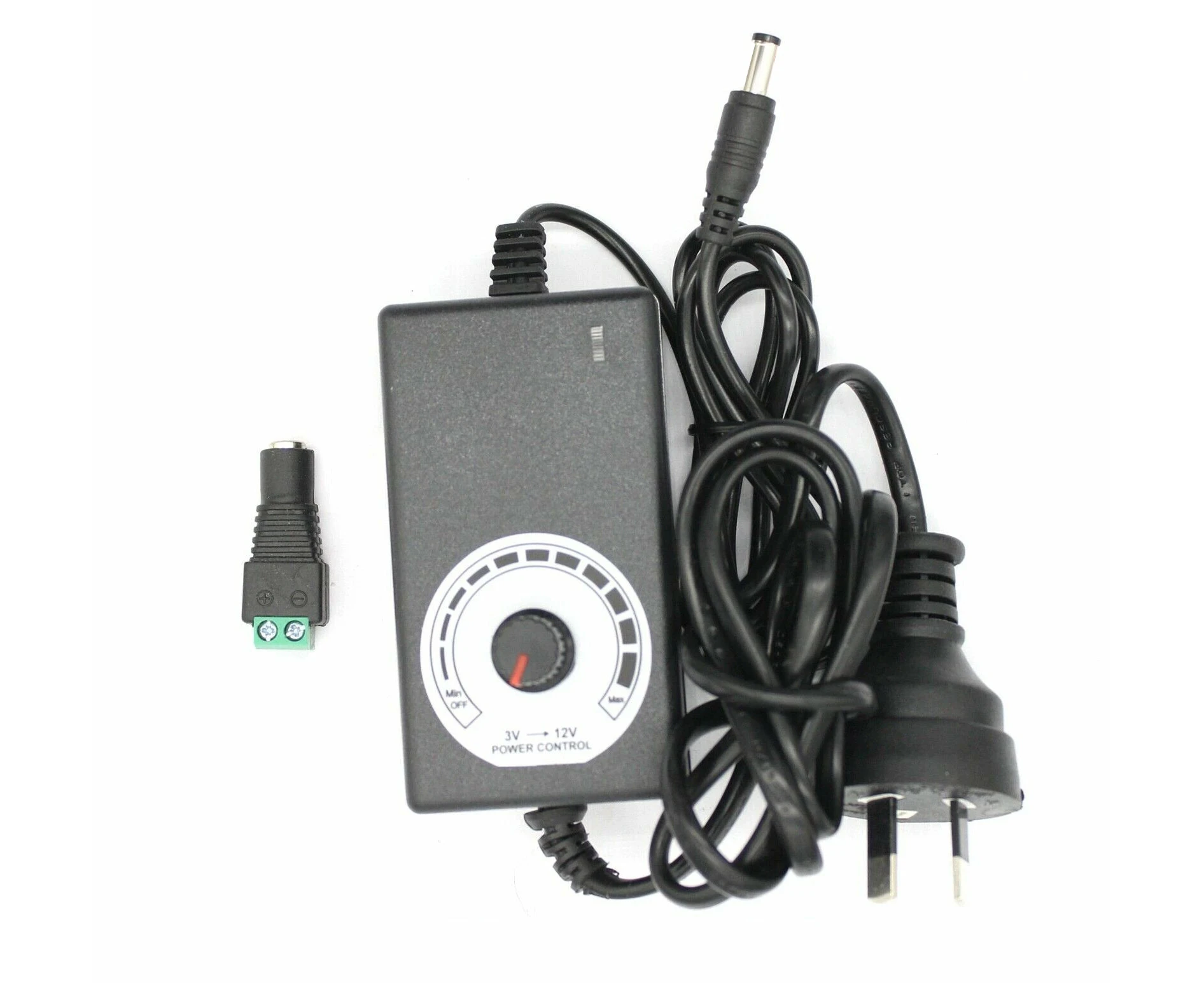 Voltage Adjustable Switch Power Supply AC To DC Adapter Convertor 3-12/3-24V