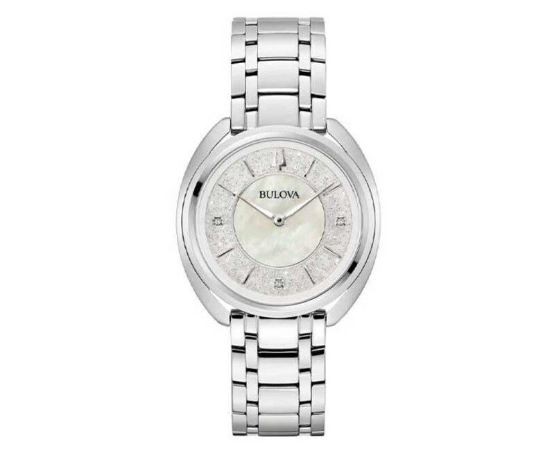 Bulova Silver Dial Classic Stainless Steel Women's Watch (96P240)