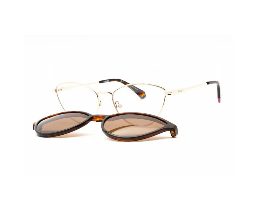 Polaroid Core Cat Eye PLD 6157/CS 0DDB SP Gold Copper/Bronze Polarized Metal Frame Sunglasses