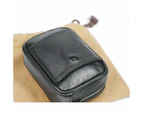 Black Shadow Monogram Coin Airpod Pouch Case Bag Zip Wallet