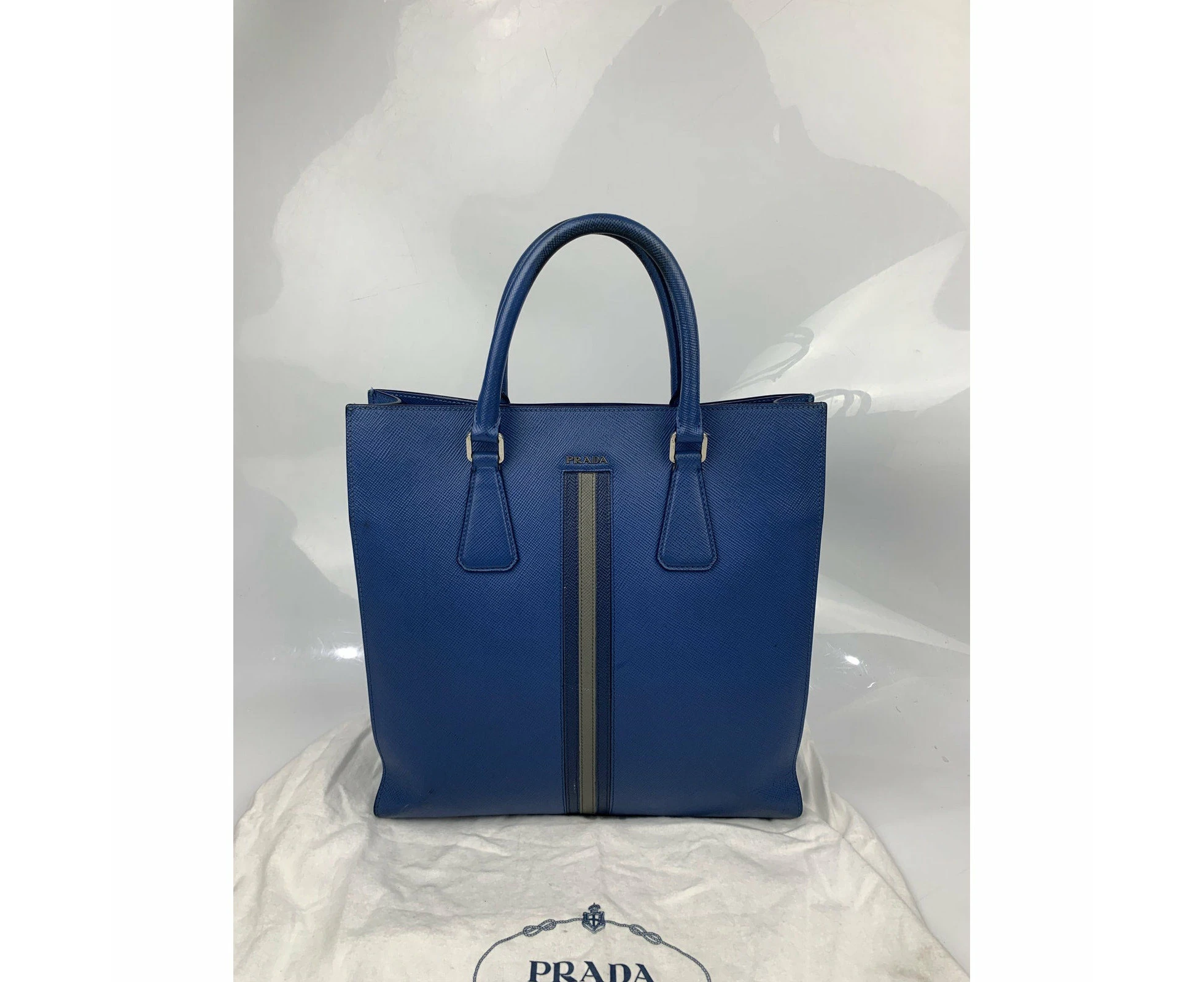 Prada Saffiano Tote Work Shoulder Hand Laptop Bag