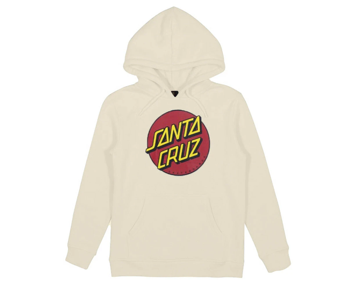 Santa Cruz Classic Dot Front Hoodie Boys in Concrete