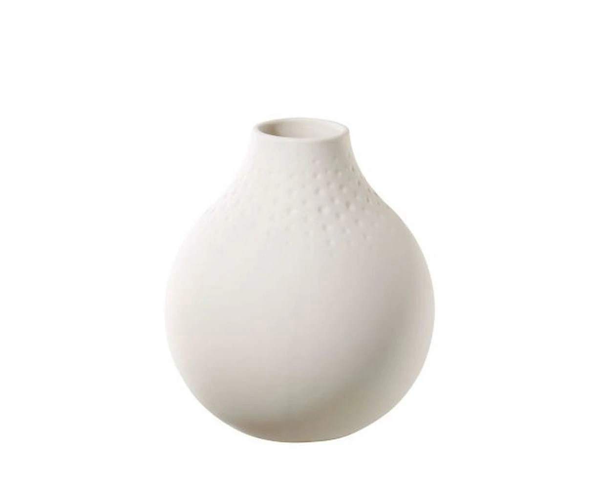 Manufacture Collier Vase Perle Small (White) - 11x11x12cm