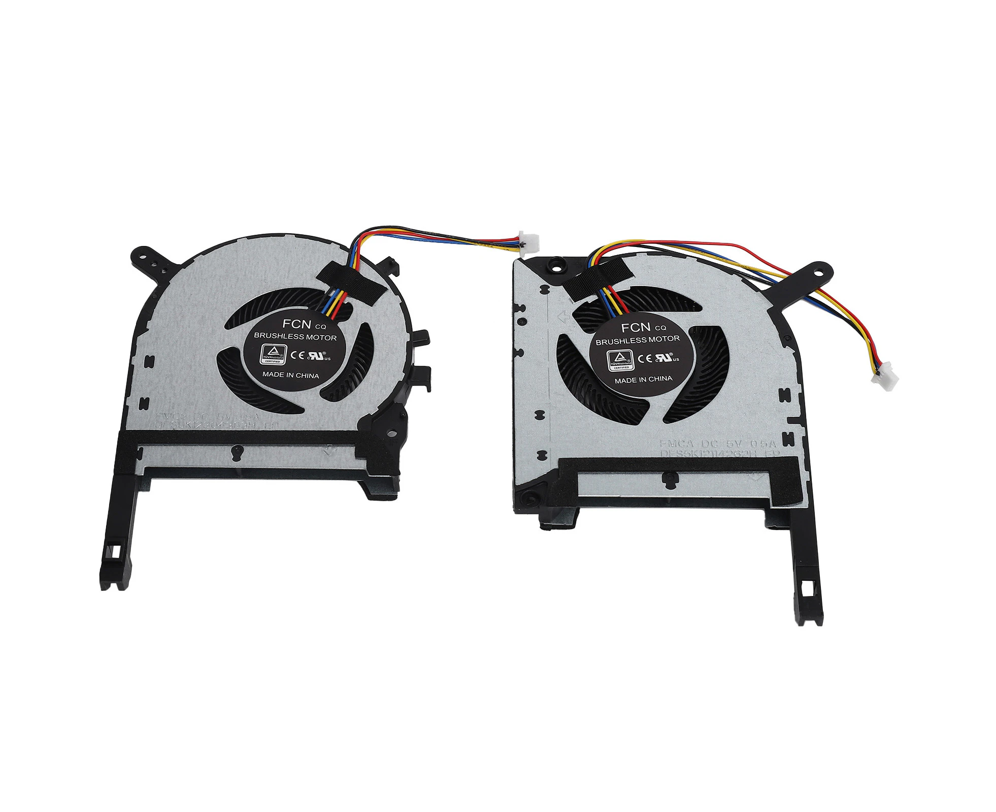 2pcs Laptop CPU GPU Cooling Fans Replacement for ASUS TUF FX505ge FX505gm FX505dt FX705