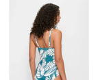 Target Plunge Twist One Piece Bathers - Shape Your Body