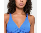 Target Ribbed Plunge Twist Front One Piece Swim Bathers