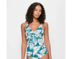 Target Plunge Twist One Piece Bathers - Shape Your Body