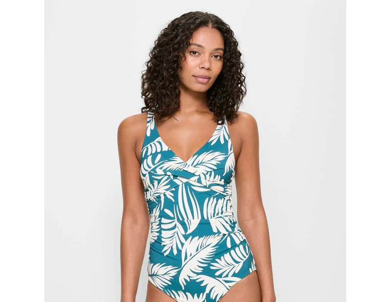 Target Plunge Twist One Piece Bathers - Shape Your Body