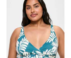 Target Plunge Twist One Piece Bathers - Shape Your Body