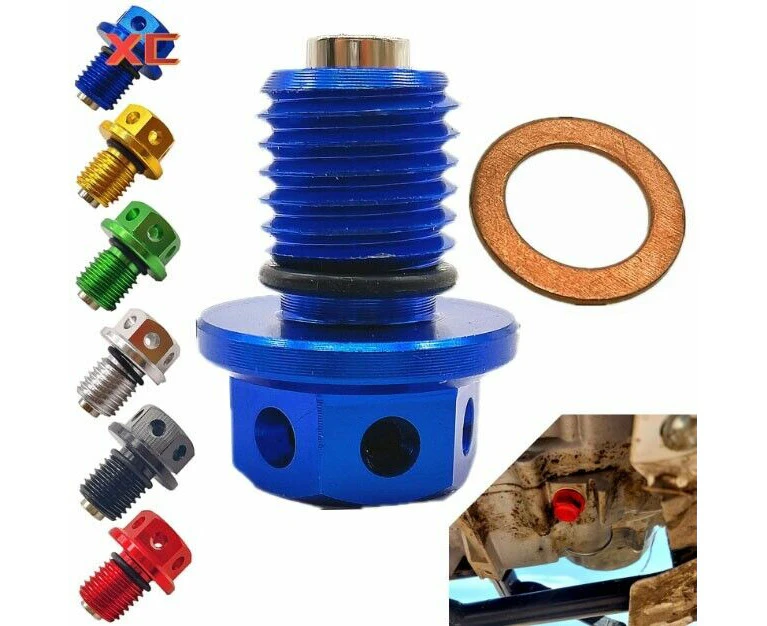 12MM CNC Magnetic Oil Drain Plug Bolt Screw For Honda YAMAHA KTM SUZUKI KAWASAKI