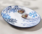 Maxwell & Williams 40x30cm Blue Coral Oval Platter