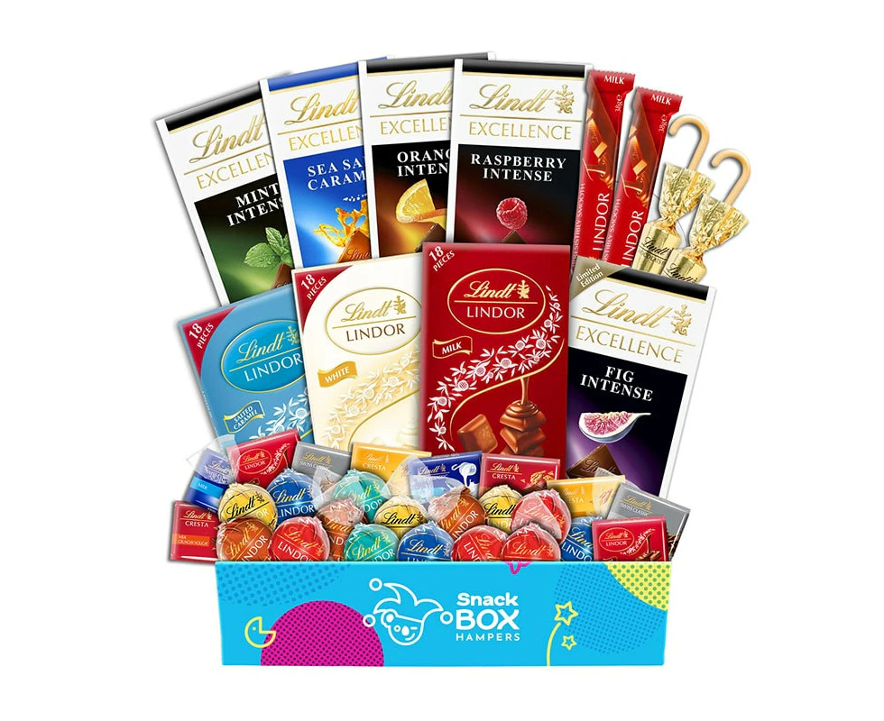 Lindt Premium Chocolate Gift Box Hamper - Large