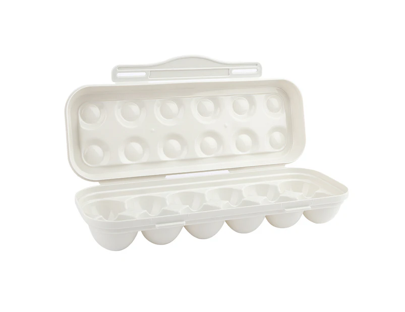 Egg Tray Storage Box Case Eggs Holder Container Organizer with Lid for Kitchen Home