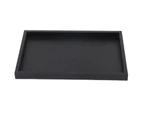 Rectangle Shape Solid Wood Tea Coffee Snack Food Serving Tray Plate Restaurant Trays ,25*18*2cm