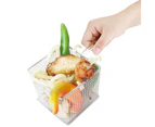 Mini Stainless Steel Chips Deep Fry Baskets Food Presentation Strainer Potato Cooking Tool