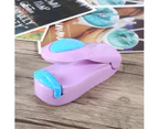 Purple Mini Portable Heat Sealing Machine Portable Sealing Machine Plastic Bag Sealer