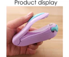 Purple Mini Portable Heat Sealing Machine Portable Sealing Machine Plastic Bag Sealer