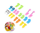 20Pcs Mini Cute Cartoon Animal Food Fruit Picks Forks Lunch Box Decor for Kids