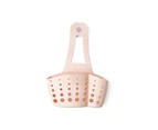 Pink Kitchen Sponge Holder Sink Caddy Organizer Sink Hanging Basket Soap Dishwashing Liquid Drainer Rack Draining Basket