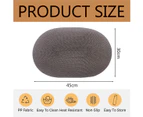 Oval Braided Placemats 30*45cm Table Mats for Dining Tables Natural Woven Heat Resistant Place Mats (Oval Brown)