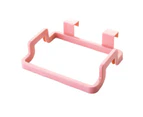 Pink Kitchen Hanging Rubbish Bag Rack Garbage Storage Holder Bathroom Trash Hanger