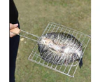 Stainless Steel Non Stick BBQ Net, Barbecue Mesh Fish Meat Grill for BBQ Oven