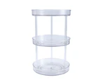 Transparent Kitchen Turntable Spice Organizer Rotatable Pantry Food Storage Container for Kitchen Cabinets